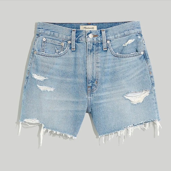 Madewell Pants - NWOT Madewell The MomJean Short Distressed Size 31